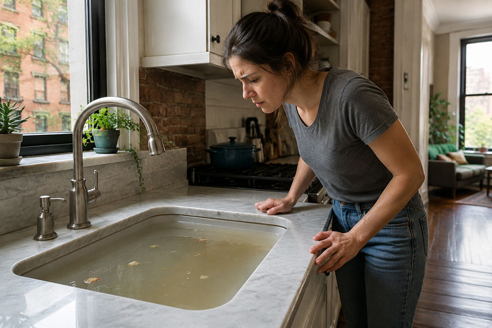 Slow-Drain Slow Drain in your Brooklyn apartment