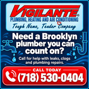Vigilante Plumbing CTA offering Brooklyn plumbing repairs for leaks and clogs. Call (718) 530-0404.