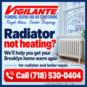 Vigilante Plumbing radiator and boiler repair in Brooklyn. Radiator not heating? Call (718) 530-0404.